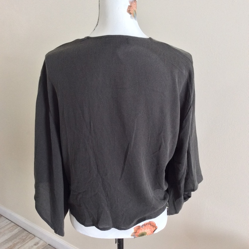 Kimono Sleeve Tie Top - Picture 6 of 8